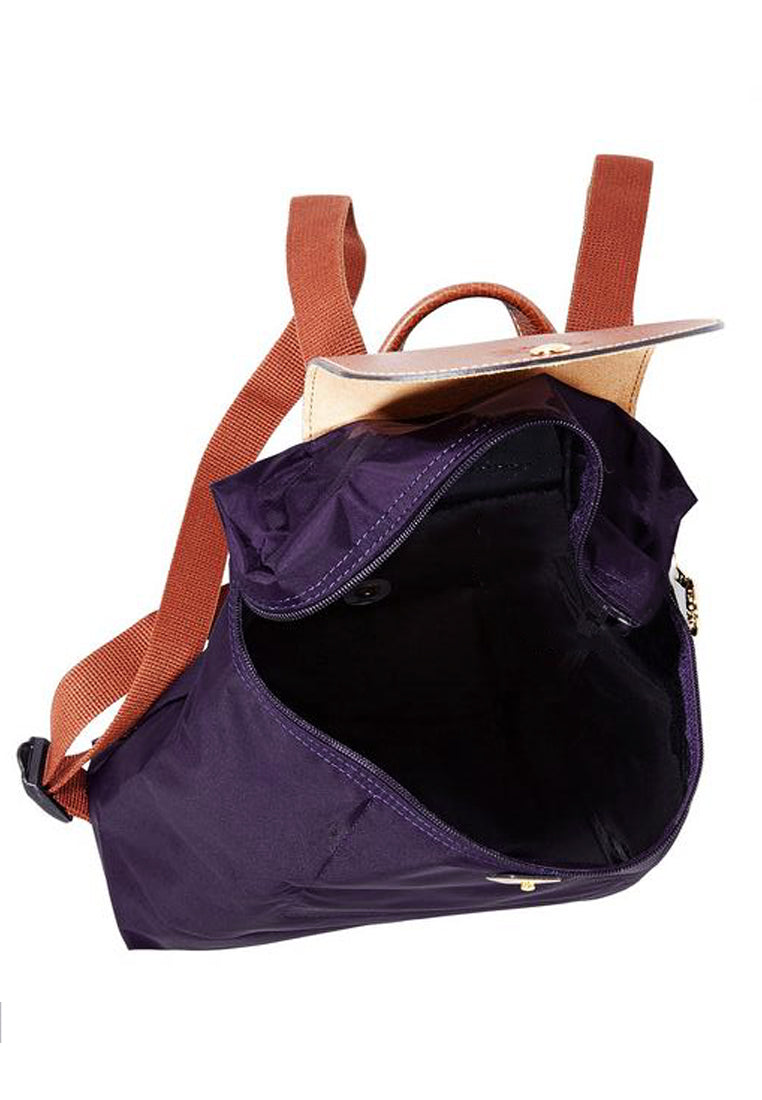 Longchamp Le Pliage Backpack - Dark Purple