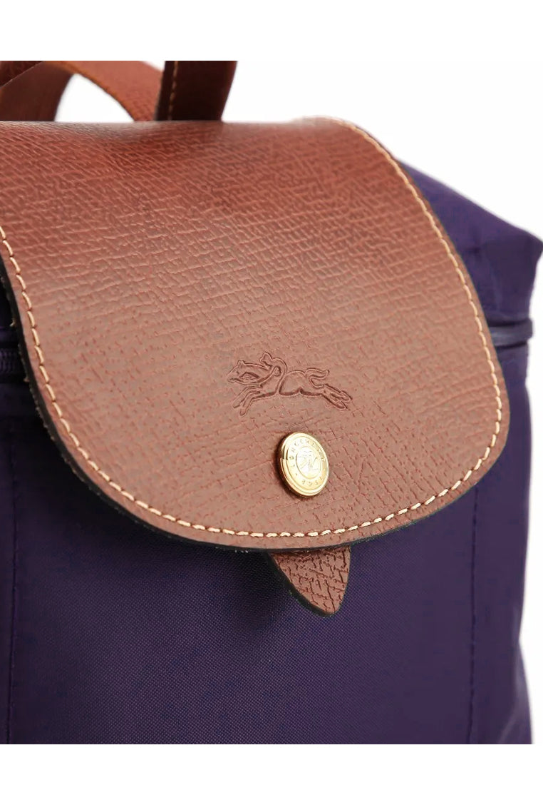 Longchamp Le Pliage Backpack - Dark Purple