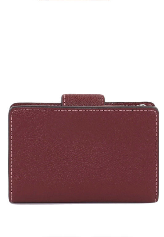 Coach Medium Corner Zip Wallet - Wine