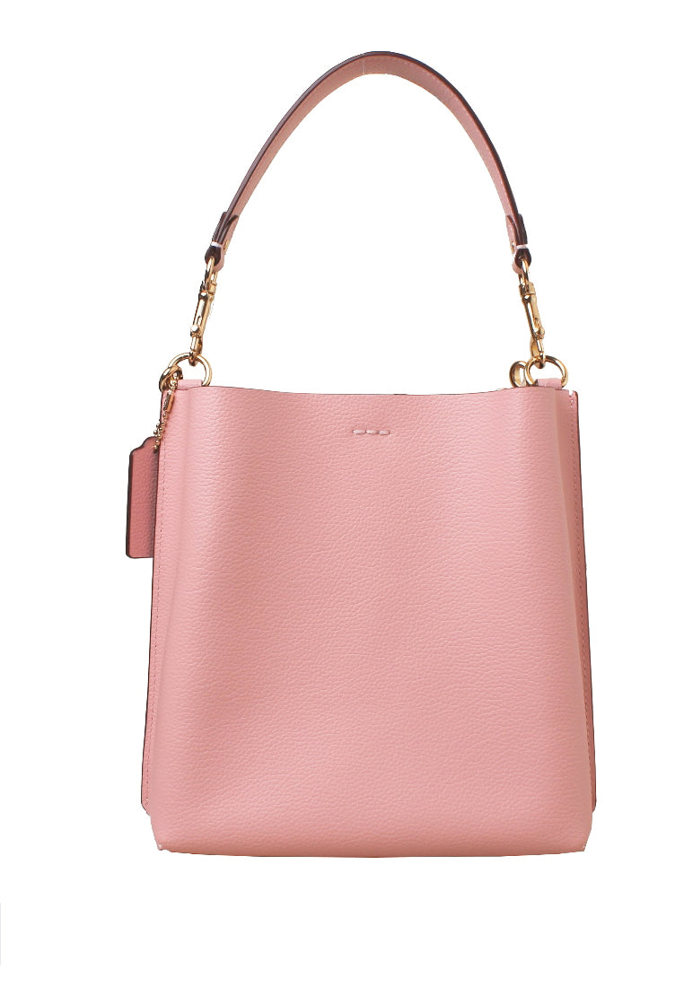 Coach Mollie Bucket 22 With Signature Canvas - Powder Pink