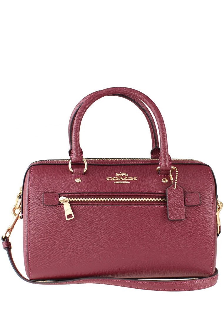 Coach Rowan Satchel Crossbody Bag - Blackberry