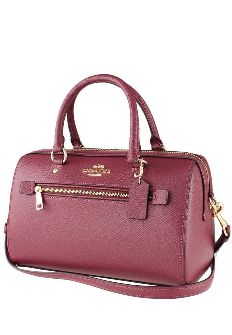 Coach Rowan Satchel Crossbody Bag - Blackberry