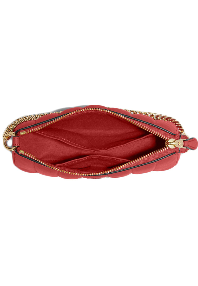 Coach Nolita 19 With Chain With Linear Quilting - Apple Red