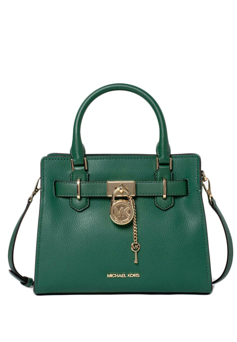 Michael Kors Hamilton Medium Satchel - Green