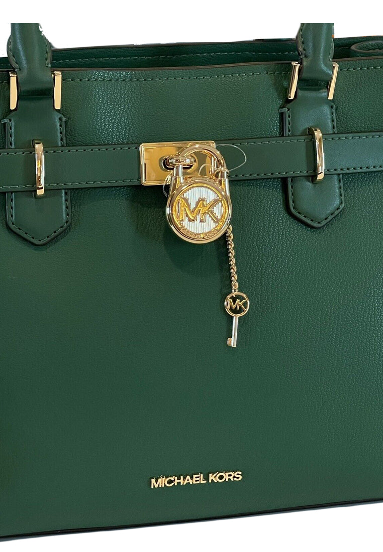 Michael Kors Hamilton Medium Satchel - Green