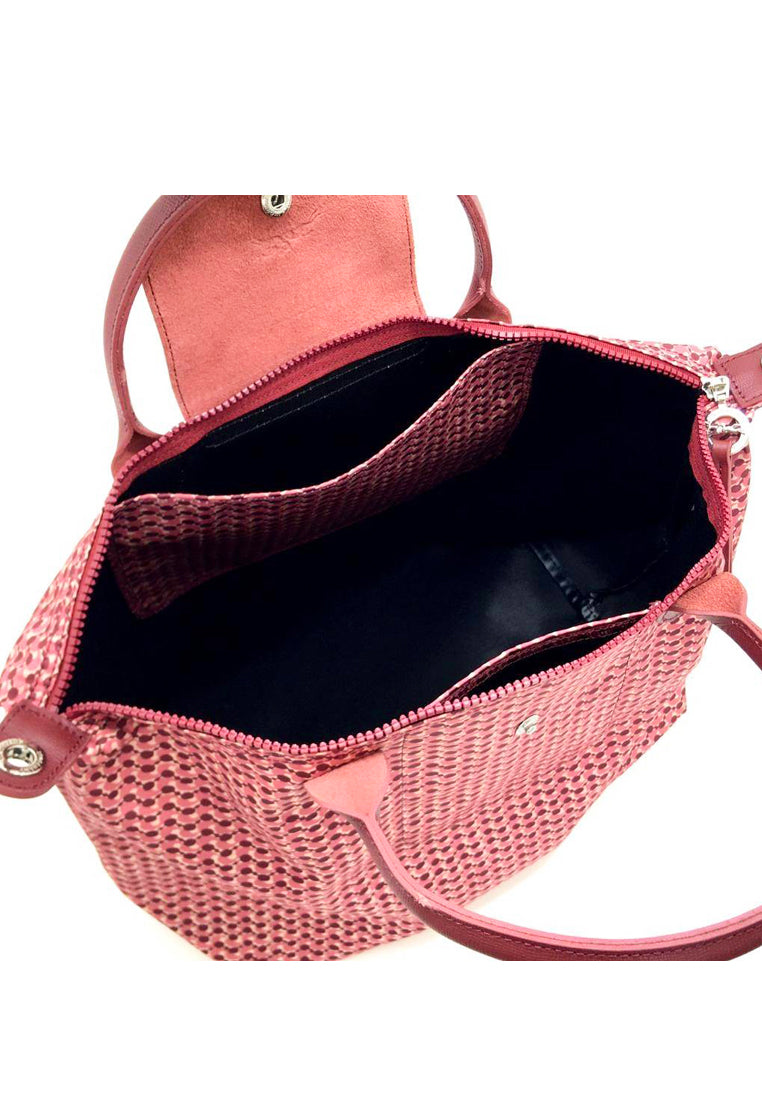 Longchamp Le Pliage Neo Small Top Handle Handbag - Antique Pink