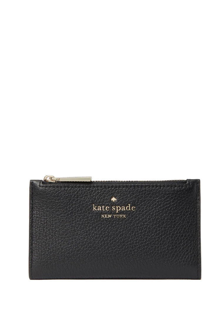 Kate Spade Leila Small Slim Bifold Wallet - Black