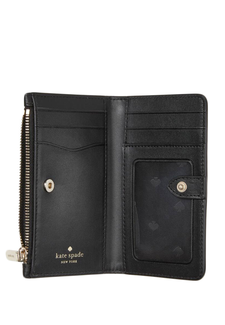 Kate Spade Leila Small Slim Bifold Wallet - Black