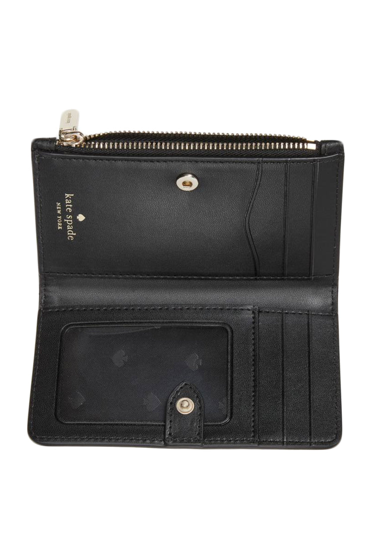 Kate Spade Leila Small Slim Bifold Wallet - Black