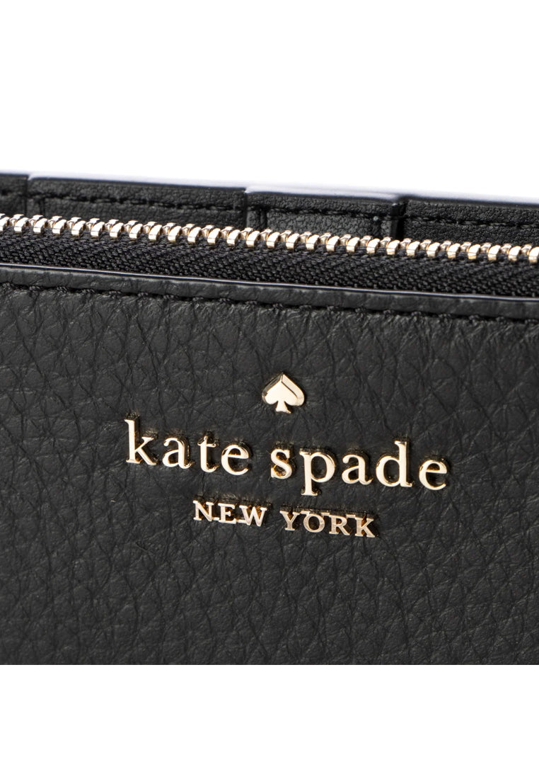 Kate Spade Leila Small Slim Bifold Wallet - Black