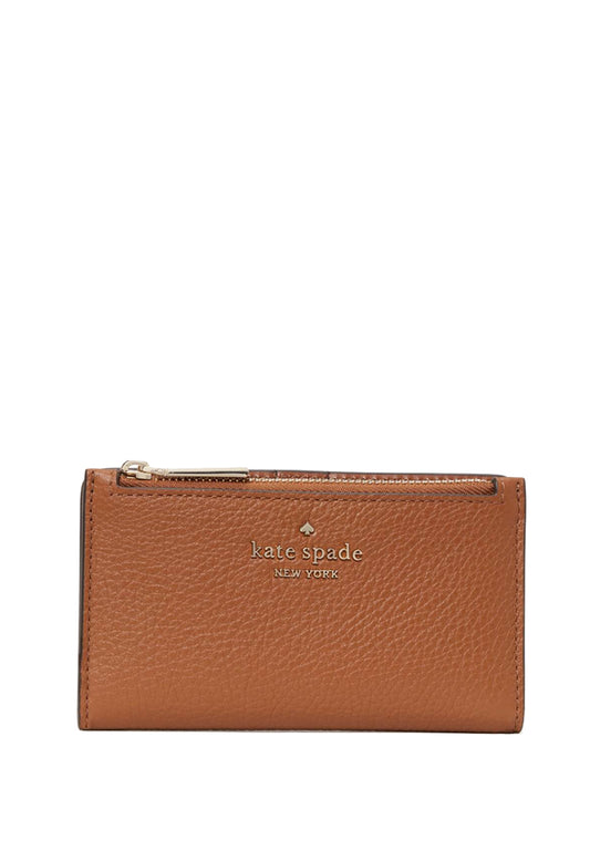 Kate Spade Leila Small Slim Bifold Wallet - Brown