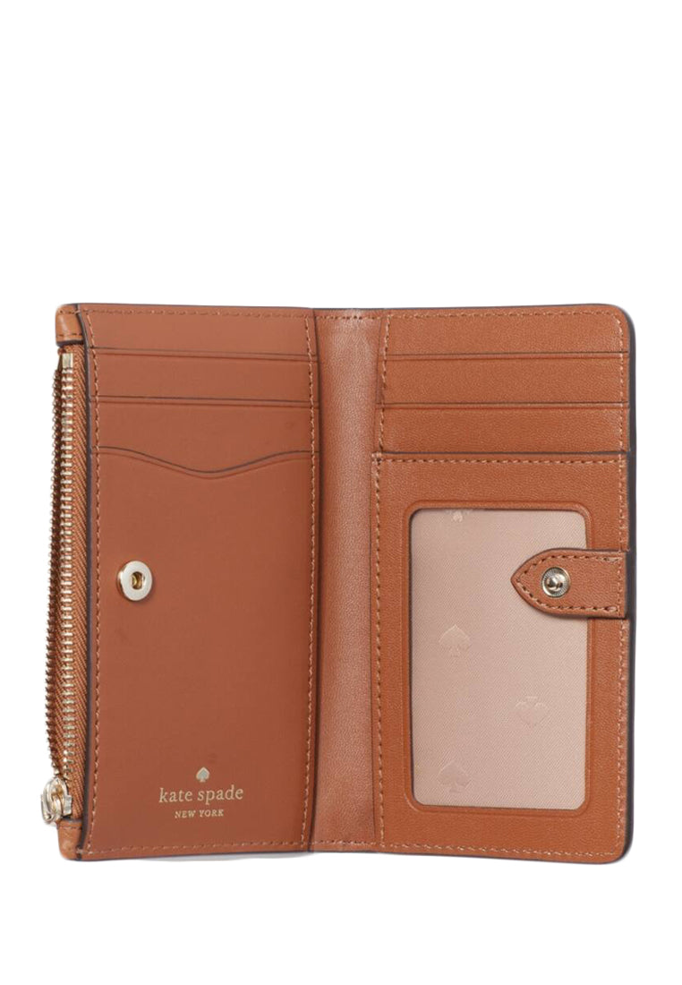 Kate Spade Leila Small Slim Bifold Wallet - Brown