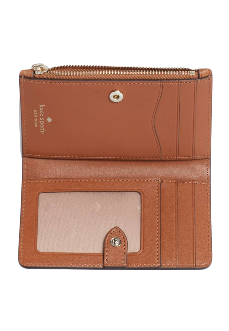 Kate Spade Leila Small Slim Bifold Wallet - Brown