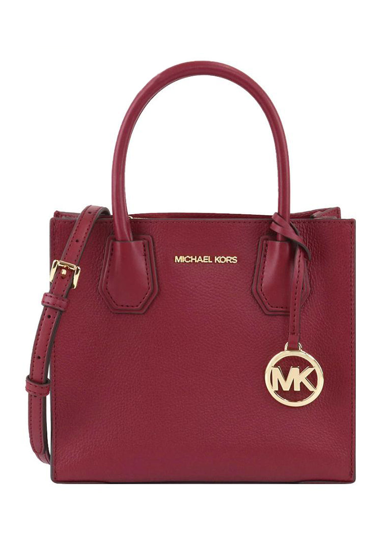 Michael Kors Mercer Medium Messenger Crossbody Bag - Mulberry