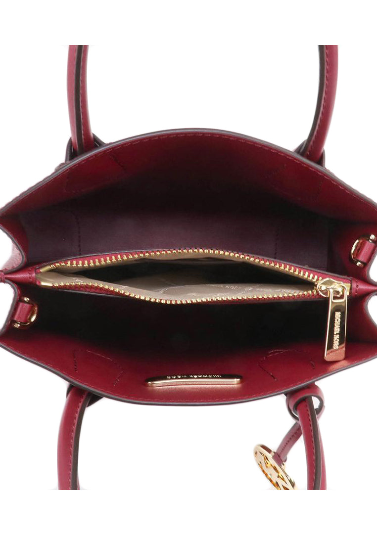 Michael Kors Mercer Medium Messenger Crossbody Bag - Mulberry