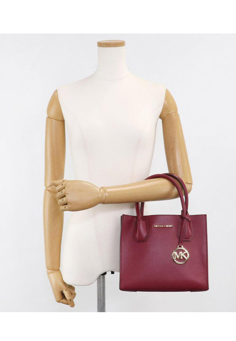 Michael Kors Mercer Medium Messenger Crossbody Bag - Mulberry