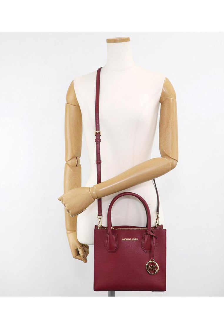 Michael Kors Mercer Medium Messenger Crossbody Bag - Mulberry