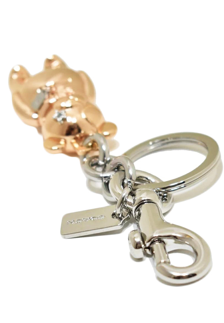 Coach 3D Bear Bag Charm - Rose Gold