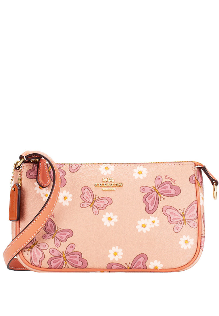 Coach Nolita 19 With Lovely Butterfly Print - Shell Pink