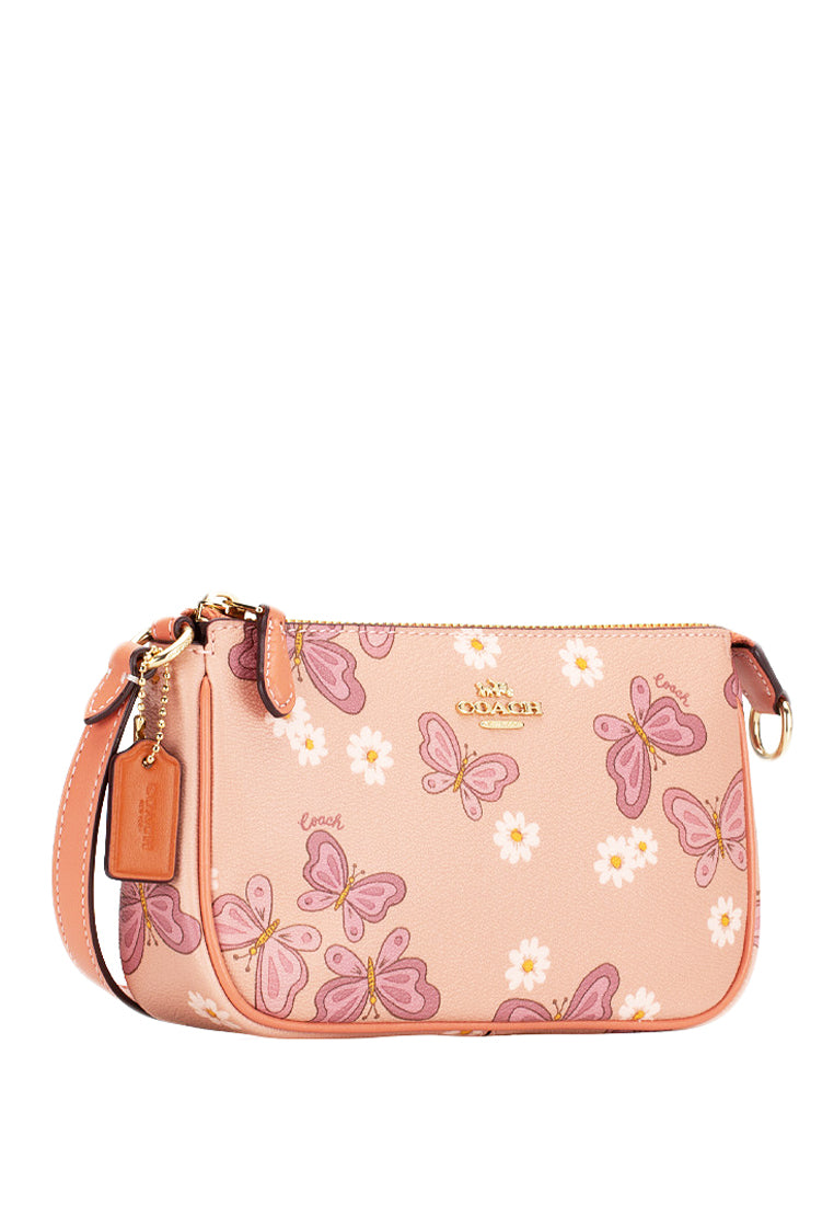 Coach Nolita 19 With Lovely Butterfly Print - Shell Pink