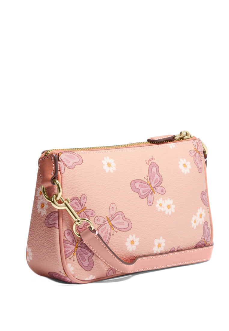 Coach Nolita 19 With Lovely Butterfly Print - Shell Pink