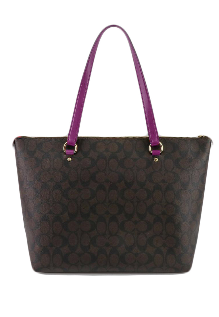 Coach Brown deals Gallery Tote in Signature