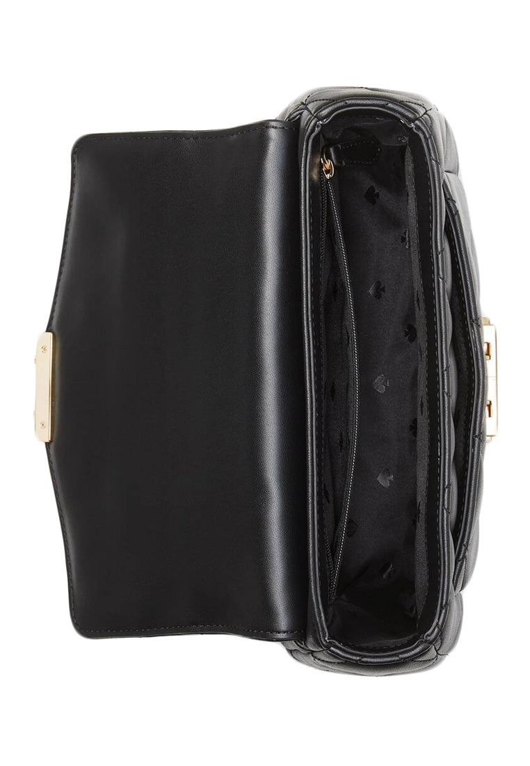 Kate Spade Carey Small Flap Shoulder Bag - Black