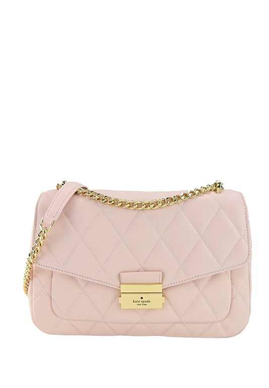 Kate Spade Carey Small Flap Shoulder Bag - Conch Pink