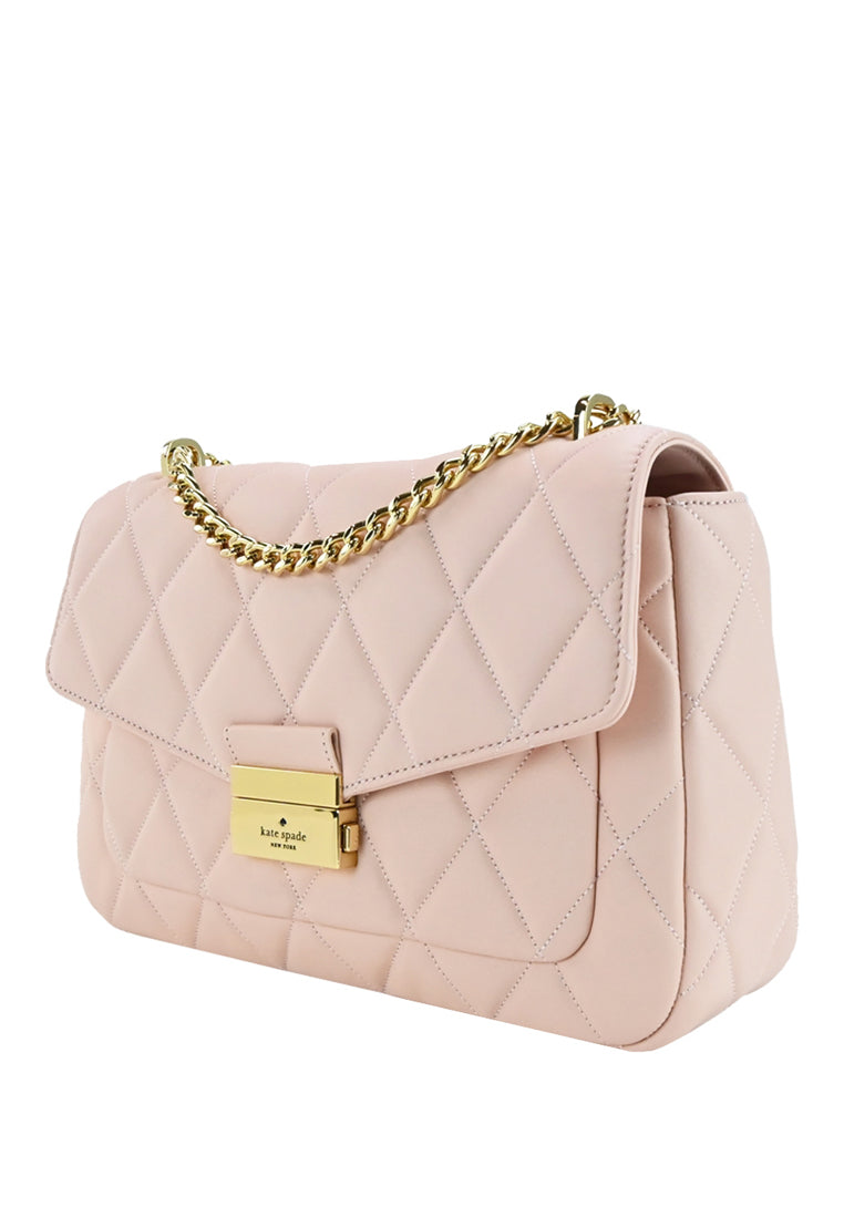 Kate Spade Carey Small Flap Shoulder Bag - Conch Pink