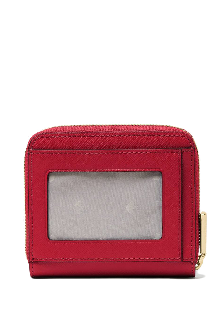 Kate Spade Staci Small Zip Around Wallet - Red Currant