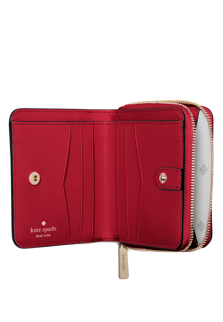 Kate Spade Staci Small Zip Around Wallet - Red Currant