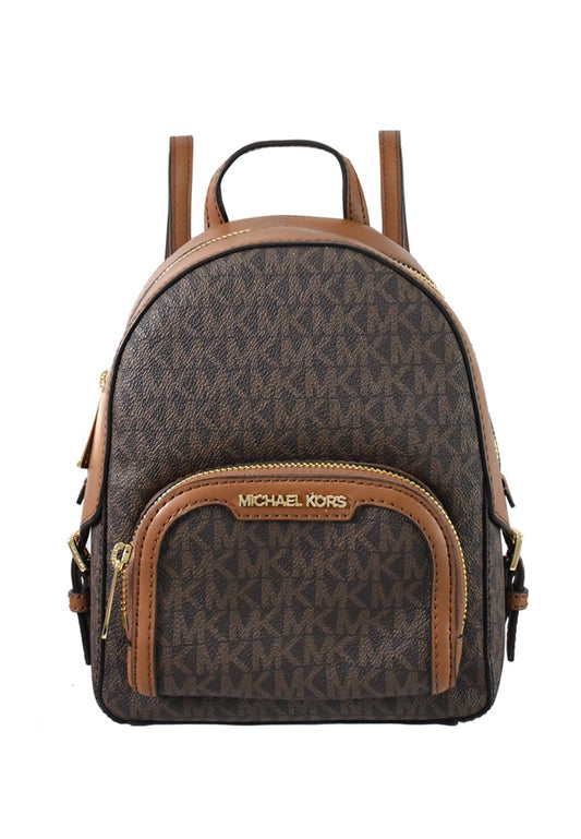 Michael Kors Signature Jaycee Mini Backpack - Brown