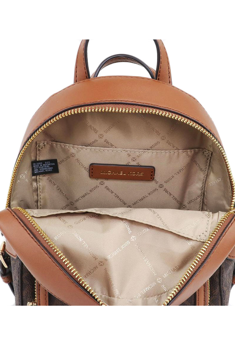 Michael Kors Signature Jaycee Mini Backpack - Brown