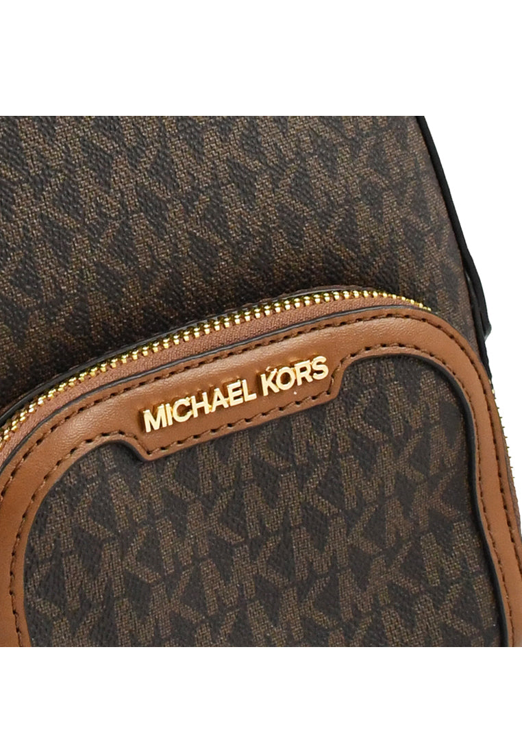 Michael Kors Signature Jaycee Mini Backpack - Brown