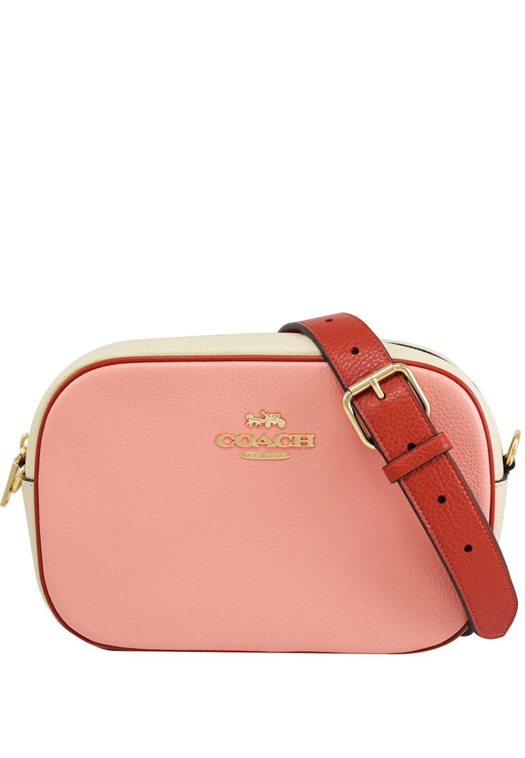 Coach Jamie Camera Bag In Colorblock - Candy Pink/Multi