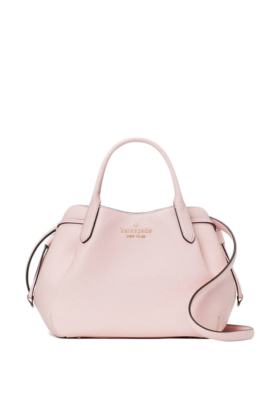 Kate Spade Small Dumpling Satchel - White Pink