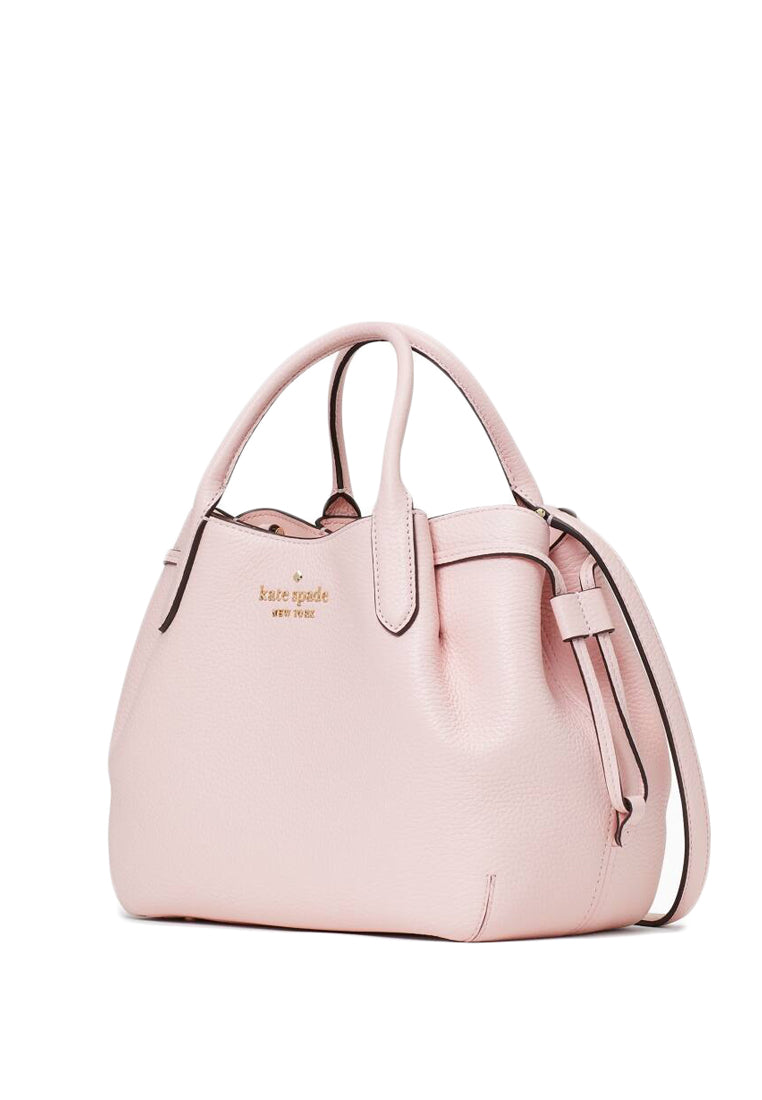 Kate Spade Small Dumpling Satchel - White Pink