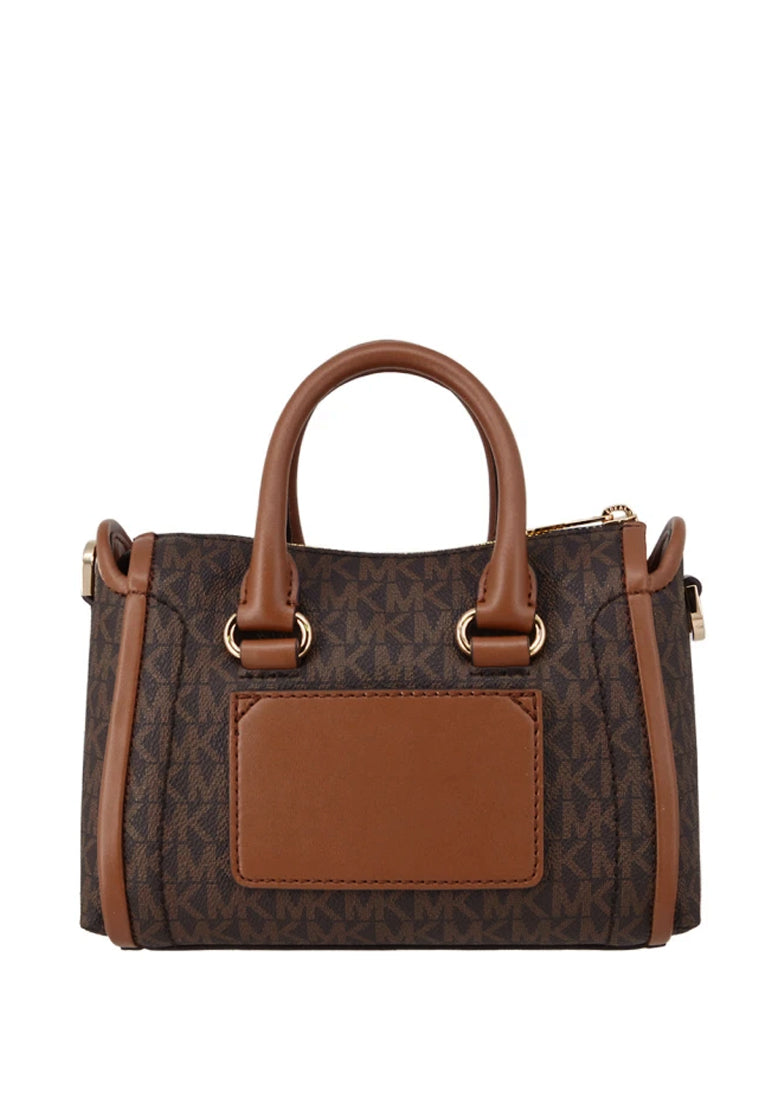 Michael Kors Carine Extra Small Logo Satchel - Brown