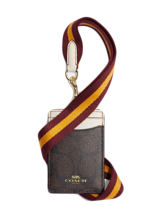 Coach ID Lanyard - Brown