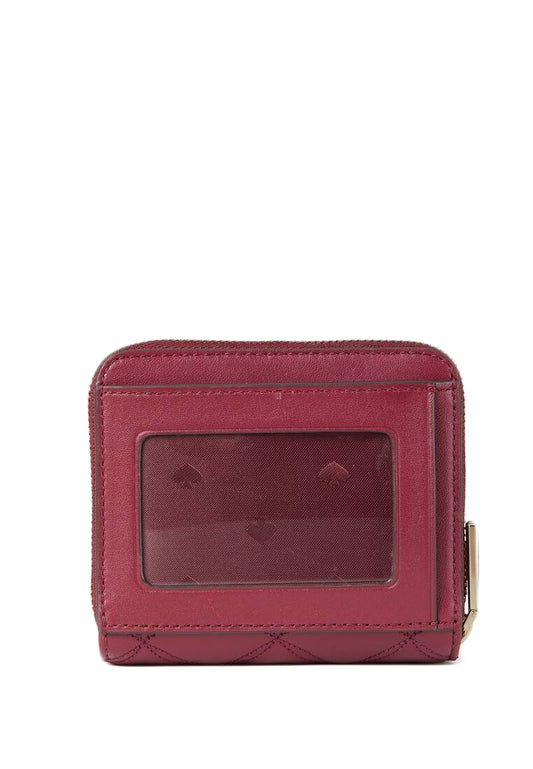 Kate Spade Natalia Small Zip Around Wallet - Blackberry