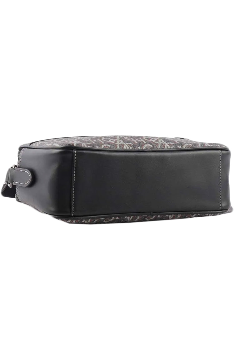 Coach Mens Graham Crossbody With Signature Monogram Print - Black