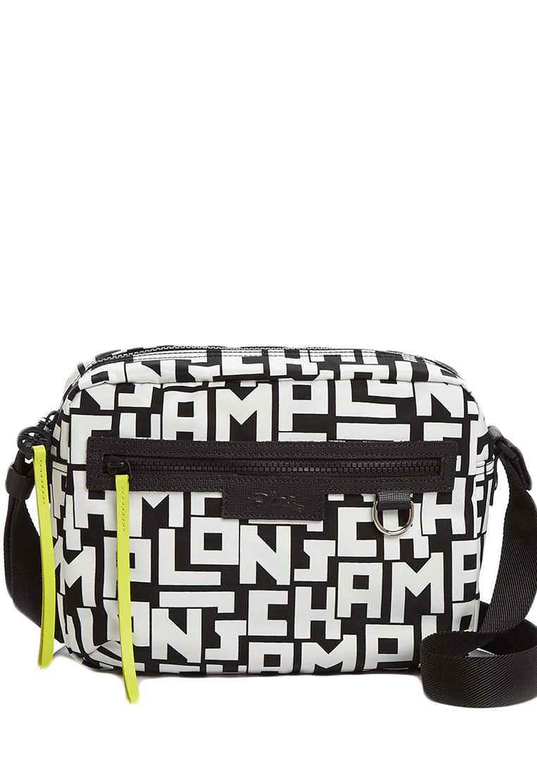 Longchamp Le Pliage LGP Neo Medium Camera Bag - Black/White