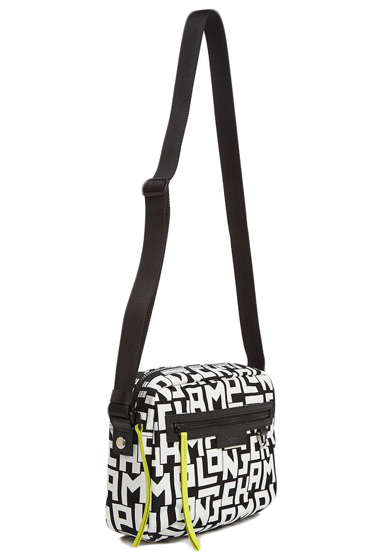 Longchamp Le Pliage LGP Neo Medium Camera Bag - Black/White