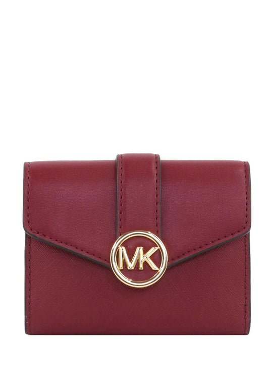 Michael Kors Carmen Medium Bifold Wallet - Mulberry