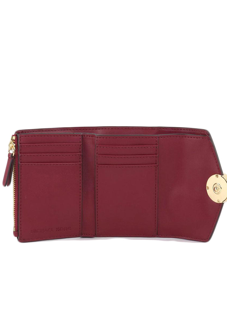 Michael Kors Carmen Medium Bifold Wallet - Mulberry