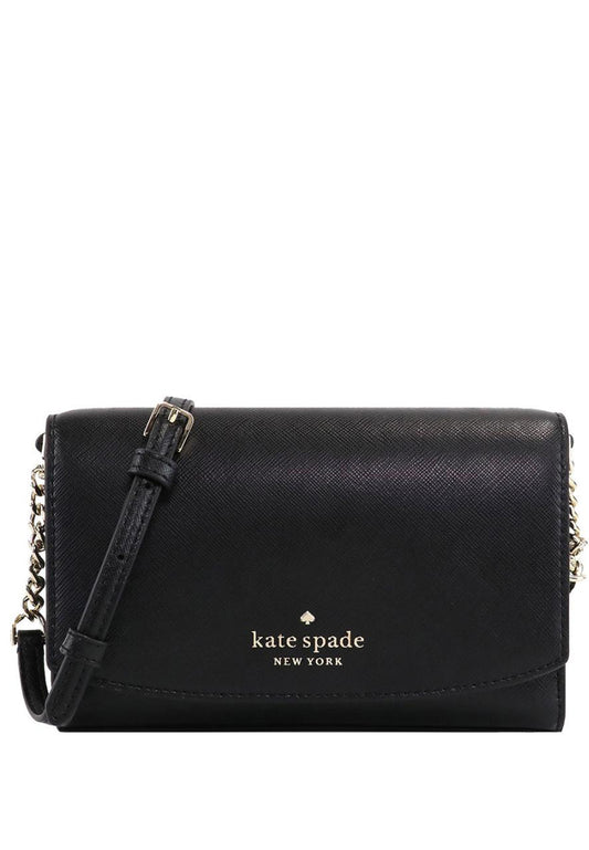 Kate Spade Staci Small Flap Crossbody Bag - Black