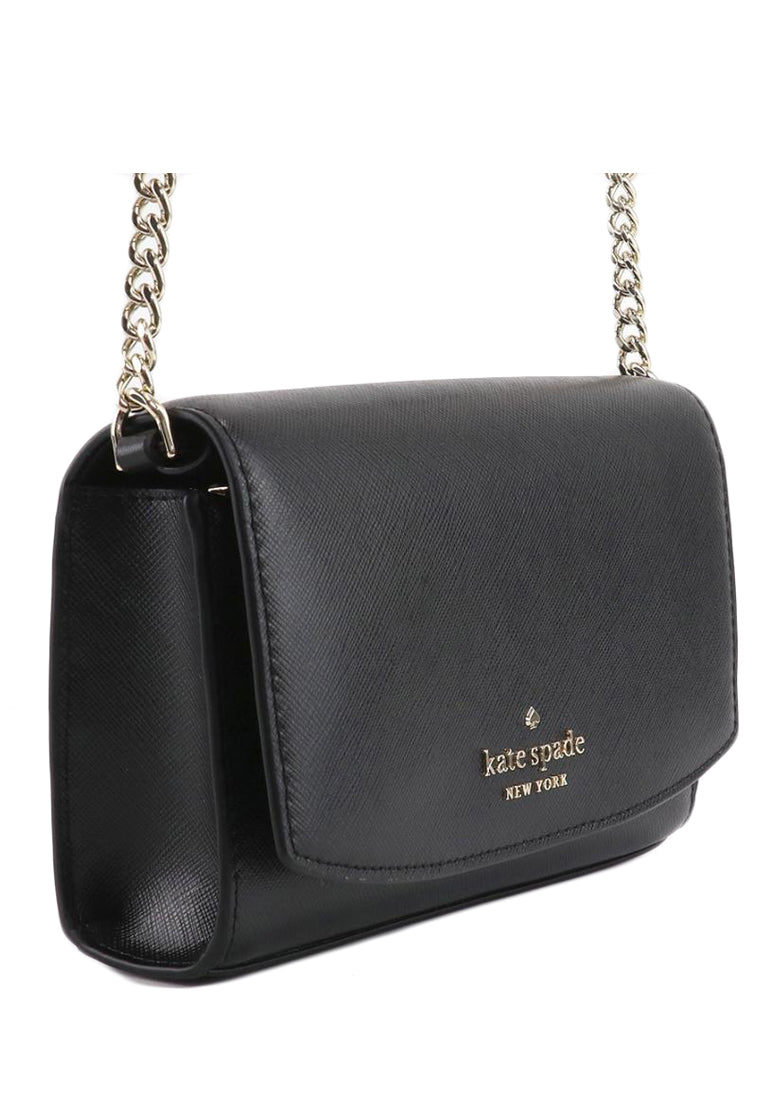 Kate Spade Staci Small Flap Crossbody Bag - Black