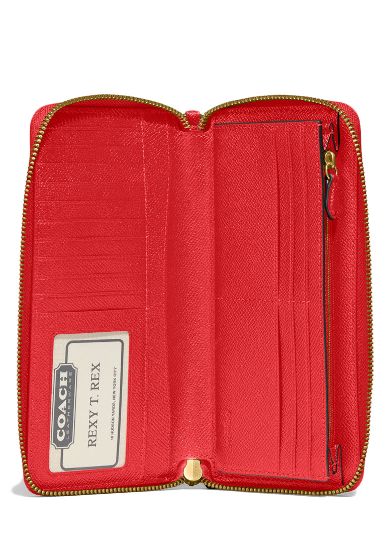 Coach Continental Wallet - Red