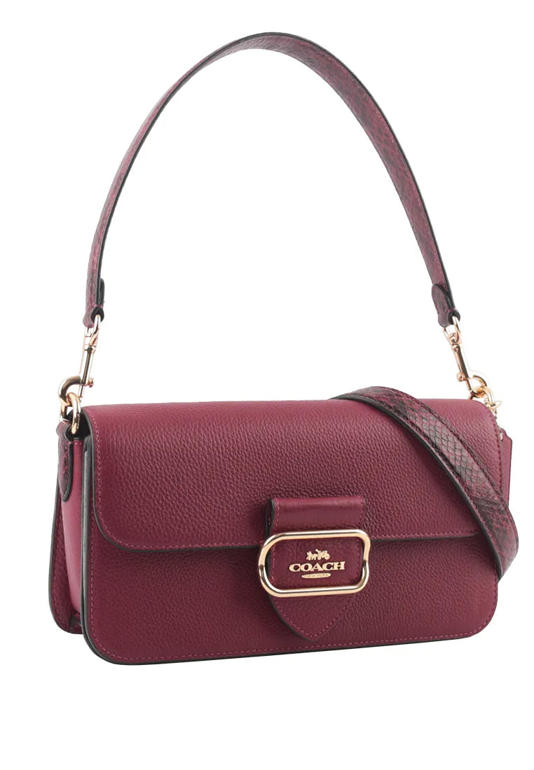 Coach Morgan Shoulder Bag - Black Cherry