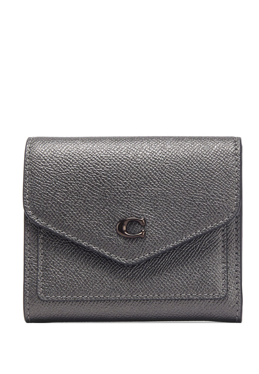 Coach Wyn Small Wallet - Gunmetal